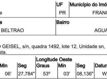Photo_0 ·
Imóvel selecionado — Terreno no Agua Branca, Francisco Beltrao - PR, Nº 00, 337,25m
