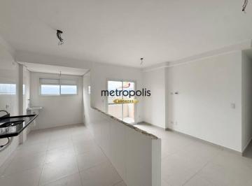 Cozinha / Sala · Apartamento com 2 dormitórios à venda, 58 m² por R$ 425.000,00 - Centro - São Vicente/SP