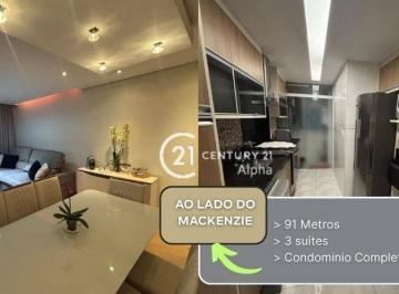 21f75041d763939c9f9cecccd6114d4a2500d772 · Apartamento com 3 dormitórios para alugar, 91 m² por R$ 6.452,92/mês - Centro Comercial Jubran - Bar