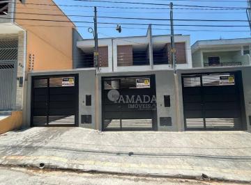64d636f7ee01bb417d64da65b36ff6ed110df5db · Sobrado novo frontal com 3 suítes, quintal, 2 vagas à venda, 120 m² por R$ 850.000 - Cidade Patriarc
