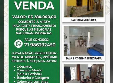 Casa de 2 quartos, Camaçari · Casa a venda em Vila de Abrantes