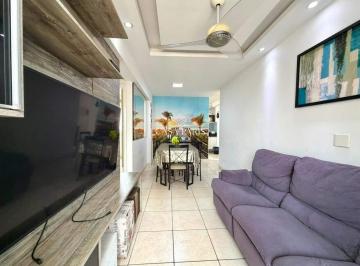 Apartamento · 55m² · 2 Quartos · 1 Vaga · Apartamento mobiliado à venda no Bairro Ocian, Praia Grande – 2 quartos e piscina