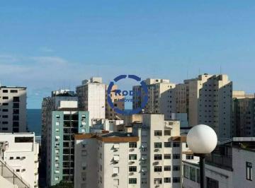 Apartamento · 112m² · 1 Quarto · 2 Vagas · COBERTURA DUPLEX COM VISTA LIVRE PARA O MAR — POMPÉIA, SANTOS