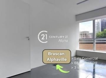 c0194ecf46b0f70aaacf552c08192d5f31cf1545 · Sala, 68 m² - venda por R$ 650.000,00 ou aluguel por R$ 5.838,33/mês - Alphaville Empresarial - Baru
