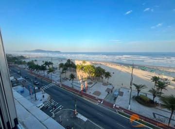 Apartamento · 58m² · 1 Quarto · 1 Vaga · Apartamento 1 Dormitório, 58m², Reformado e Frente Mar com Vista Total na Aviação, Praia Grande/SP