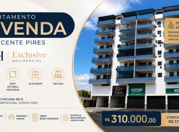 Apartamento de 2 quartos, Vicente Pires · APARTAMENTO À VENDA EM VICENTE PIRES | RUA 3 | 2 QTS | SUÍTE | 56M² | ELEVADOR | SACADA | R$ 310 MIL