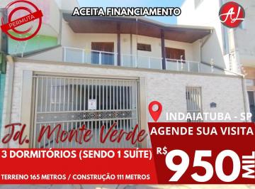 Casa de 3 quartos, Indaiatuba · Sobrado A Venda No Bairro Jardim Monte Verde, Indaiatuba/SP