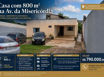 Casa de 3 quartos, Vicente Pires · Casa à Venda na Colônia Agrícola Samambaia | 800m² | 3 Quartos | Árvores Frutíferas | Aceita Imóvel