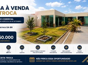 Casa de 2 quartos, Vicente Pires · Casa à Venda na 26 de Setembro|Rua 01|2 Quartos|Lote 380m²|200m²|Aceita Troca|Fora de Condominio