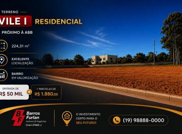 Terreno , Limeira · * Terreno Residencial Vile I - Ao lado da ABB Jd Limeranea - Limeira S/P