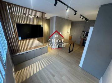 Comercial · 40m² · 1 Quarto · 1 Vaga · Studio em Boqueirão, Santos/SP de 40m² 1 quartos à venda por R$ 500.000,00