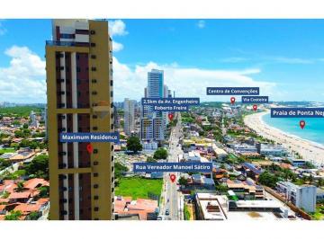 Apartamento · 55m² · 2 Quartos · 1 Vaga · OPORTUNIDADE PARA INVESTIR EM PONTA NEGRA COM VISTA PARA O MAR