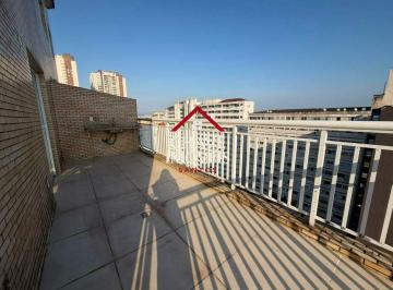 Apartamento · 98m² · 2 Quartos · 2 Vagas · Cobertura residencial à venda no José Menino, Santos – 98 m² e aceita financiamento