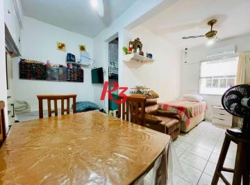 0090eb4694e6db1c9f3f2400fd07f538b5aafd16 · Apartamento com 1 dormitório à venda, 30 m² por R$ 310.000,00 - Aparecida - Santos/SP