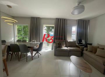 a85565b1bacec3e2028ac369b254e3ddd665b7e2 · Casa com 3 dormitórios à venda, 106 m² por R$ 1.175.000,00 - Campo Grande - Santos/SP