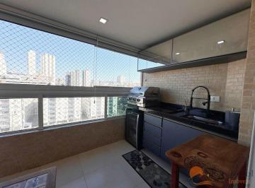 Apartamento · 86m² · 2 Quartos · 2 Vagas · Apartamento 2 Suítes Mobiliado com Vista Lateral para o Mar – Boqueirão, Praia Grande/SP
