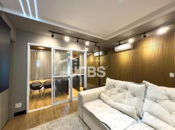Apartamento · 58m² · 1 Quarto · 1 Vaga · Apartamento Jardim Goiás 1 quarto suíte, lavabo, sala, projeto luminotécnico, varanda, cozinha, áre