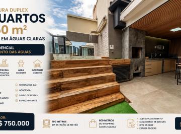 Apartamento de 3 quartos, Águas Claras · Cobertura Duplex à Venda em Águas Claras 3 Quartos 150m² Piscina Privativa Aquecida Metrô Shopping