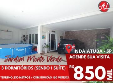 Casa de 3 quartos, Indaiatuba · Casa Térrea Em Lote De 250 metros - A Venda No Bairro Jardim Monte Verde - Indaiatuba - SP!