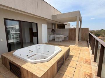 Apartamento de 3 quartos, Brasília · COBERTURA ALUGUEL NOROESTE - VIA SANTORINI - 3 QUARTOS TRANSFORMADO EM 2 SUITES - 4 VAGAS DE GARAGEM