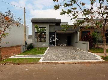 Casa · 135m² · 3 Quartos · 4 Vagas · Casa à venda em Paulínia, Vila Monte Alegre, com 3 suítes, com 135.59 m², Terras da Estância