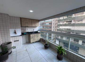 Apartamento · 140m² · 3 Quartos · 2 Vagas · Locação: Apartamento 3 suítes no Canto do Forte  -  Vista mar!
