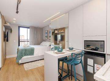 Apartamento de 1 quarto, Curitiba · Studio completo no Centro de Curitiba com sacada