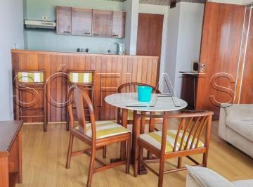 Apartamento · 61m² · 1 Quarto · 1 Vaga · Flat para alugar em Alphaville de 61.00m² com 1 Quarto, 1 Suite e 1 Garagem