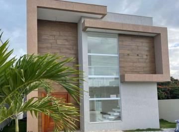 Foto 01 · Casa de Luxo em Condomínio: 4 Quartos, 3 Suítes em Catu de Abrantes, Camaçari-BA - Venda ou Locação!
