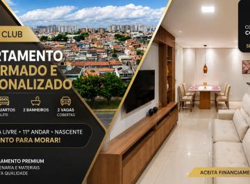 Apartamento de 3 quartos, Guará · Apartamento Sports Club 3 Quartos, Suíte, 2 Vagas, 79m², Reformado, Nascente, 11º Andar, Vista Livre