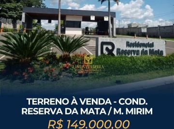 Terreno · 200m² · Terreno à venda no Cond. Reserva da Mata - Mogi Mirim