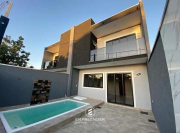 Casa · 85m² · 3 Quartos · 1 Vaga · Sobrado 03 dormitorios Praia de Leste faixa mar