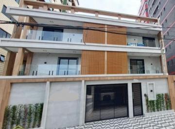 Casa · 80m² · 2 Quartos · 1 Vaga · Tríplex de Condomínio 02 suítes, vaga privativa , 200 mts da praia - 480 mil
