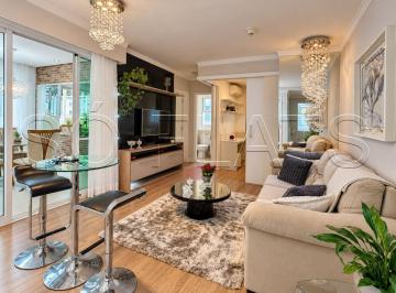 Apartamento · 121m² · 2 Quartos · 1 Vaga · Villa Paulista: flat alto padrão de 121m² à venda na Bela Vista