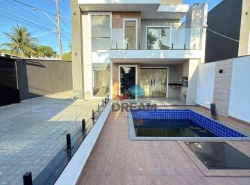 Casa · 140m² · 3 Quartos · 3 Vagas · Casa em Colinas, Rio das Ostras/RJ de 0m² 3 quartos à venda por R$ 880.000,00