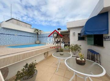 Apartamento · 207m² · 2 Quartos · 1 Vaga · Cobertura em Campo Grande, Santos/SP de 207m² 2 quartos à venda por R$ 1.200.000,00