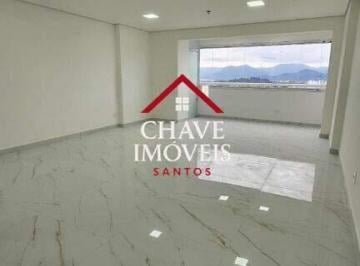 Comercial · 46m² · 1 Vaga · Sala em Centro, São Vicente/SP de 46m² para locação R$ 3.100,00/mes
