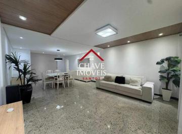 Apartamento · 178m² · 4 Quartos · 3 Vagas · Apartamento em Gonzaga, Santos/SP de 178m² 4 quartos para locação R$ 9.750,00/mes