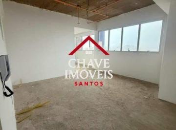 Comercial · 52m² · 1 Vaga · Sala em Ponta da Praia, Santos/SP de 52m² para locação R$ 4.500,00/mes