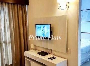 Apartamento · 37m² · 1 Quarto · 1 Vaga · Flat em Indianópolis, São Paulo/SP de 37m² 1 quartos para locação R$ 2.304,00/mes