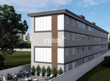 Apartamento · 45m² · 2 Quartos · 1 Vaga · Apartamento à venda no Macuco, Santos – 45 m², Elevador, piscina e churrasqueira