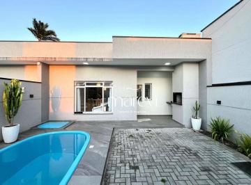 6bf1d1b2a524dbb636162f1fcdcb616e98e9358e · Casa com 3 Quartos e Piscina no Brejatuba - Guaratuba/PR