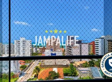 Apartamento · 162m² · 3 Quartos · 2 Vagas · Apartamento Amplo com vista mar em Intermares - PORTEIRA FECHADA