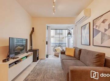LIVING-COM-SACADA · COBERTURA DE 46M², 1 DORMITÓRIO, 1 VAGA - BAIRRO MONT SERRAT