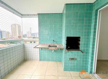 Apartamento · 71m² · 2 Quartos · 1 Vaga · Apartamento 2 Quartos com Suíte, Sacada Gourmet e Lazer Completo - Canto do Forte, Praia Grande/SP