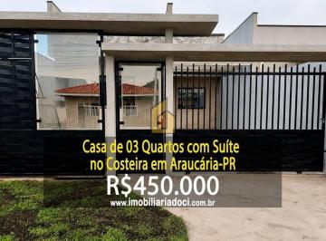 a7fe0b997ba58d67e41d685d3827517860dbe1fb · Casa de 03 Quartos com Suíte no Costeira em Araucária-PR - A venda por R$450.000,00