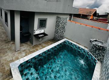 Casa · 56m² · 2 Quartos · 2 Vagas · Casa com piscina lado praia em Itanhaém-SP