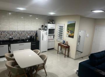 Casa · 81m² · 3 Quartos · 1 Vaga · ENCANTADOR SOBRADO 3 DORMITÓRIOS, CHURRASQUEIRA, SACADAS E GARAGEM