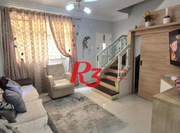 d634c020241d881b8126cbde8358f5d8ca3e1177 · Casa com 2 dormitórios à venda, 68 m² por R$ 500.000,00 - Macuco - Santos/SP