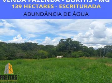 Rural · 1390000ha · 3 Quartos · Venda Fazenda buritis mg escriturada muita água